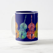 Tasse 2 Couleurs Arc-en-ciel des basses (Devant gauche)