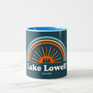 Tasse 2 Couleurs Arc en ciel du lac Lowell Idaho