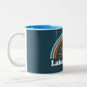 Tasse 2 Couleurs Arc en ciel du lac Lowell Idaho (Gauche)