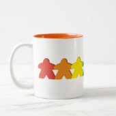 Tasse 2 Couleurs Arc-en-ciel Meeple (Gauche)