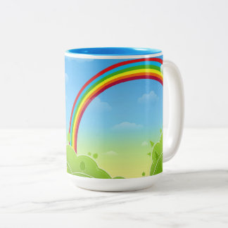 Tasse 2 Couleurs arc-en-ciel_multicolore