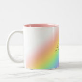 Tasse 2 Couleurs Arc-en-ciel personnalisé (Gauche)