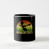 Tasse 2 Couleurs Archaeopteryx (Centre)