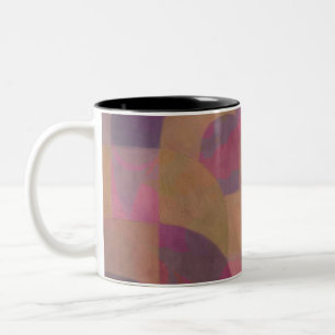 Tasse 2 Couleurs Arches Roses du désert - Géométrie Abstraite chaud
