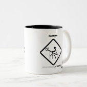 Tasse 2 Couleurs Architecte de précaution au travail (Devant droit)