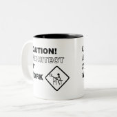 Tasse 2 Couleurs Architecte de précaution au travail (Devant gauche)