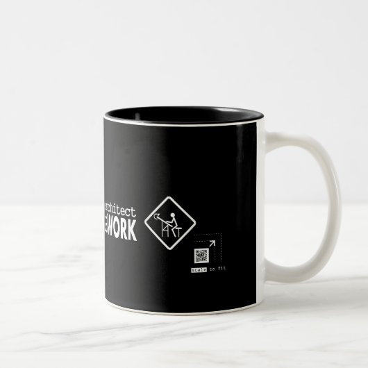 Tasse 2 Couleurs Architecte de précaution au travail (Droit)