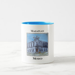 Tasse 2 Couleurs Architecture néoclassique dans l'historique Mazatl
