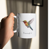 Tasse 2 Couleurs Arcs-en-ciel : L'art des colibris, personnalisé