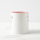 Tasse 2 Couleurs Ardoise en sakura cerise en fleurs (Centre)
