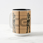Tasse 2 Couleurs Area 51 Ufos (Devant gauche)