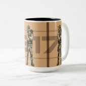 Tasse 2 Couleurs Area 51 Ufos (Devant droit)