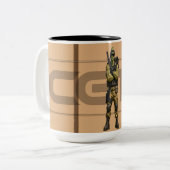 Tasse 2 Couleurs Area 51 Ufos (Devant gauche)