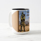 Tasse 2 Couleurs Area 51 Ufos (Devant gauche)
