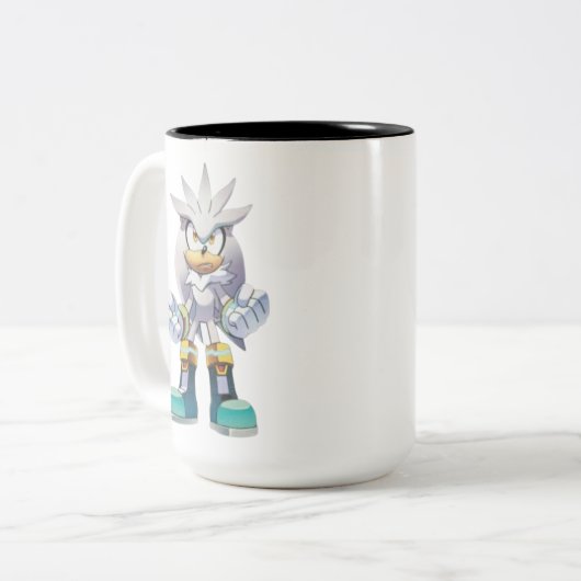 Tasse 2 Couleurs Argent Le hérisson (Devant gauche)