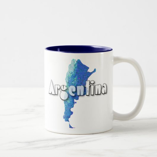 Tasse 2 Couleurs Argentine (Droit)