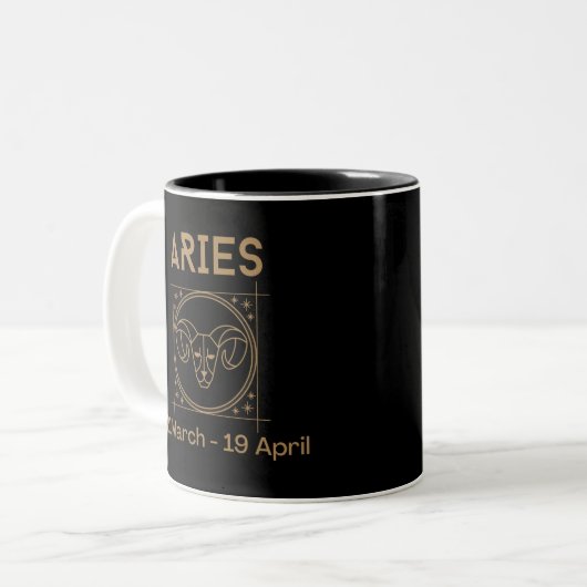 Tasse 2 Couleurs Aries (Devant gauche)