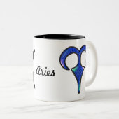Tasse 2 Couleurs Aries Ziqpu (Devant droit)