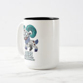 Tasse 2 Couleurs Aries Zombie (Devant gauche)