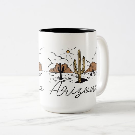 Tasse 2 Couleurs Arizona (Devant droit)