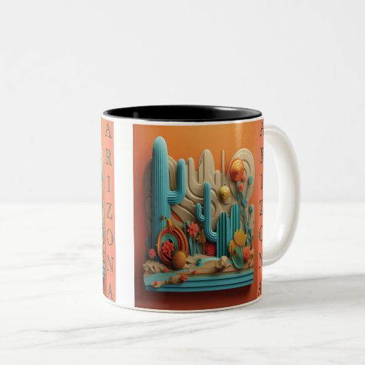 Tasse 2 Couleurs Arizona (Devant droit)