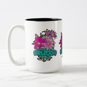Tasse 2 Couleurs Arizona Cactus Blooms