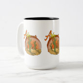 Tasse 2 Couleurs Arizona Sunset Cactus (Devant gauche)