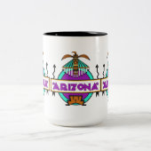 Tasse 2 Couleurs Arizona Thunderbird Shield (Centre)