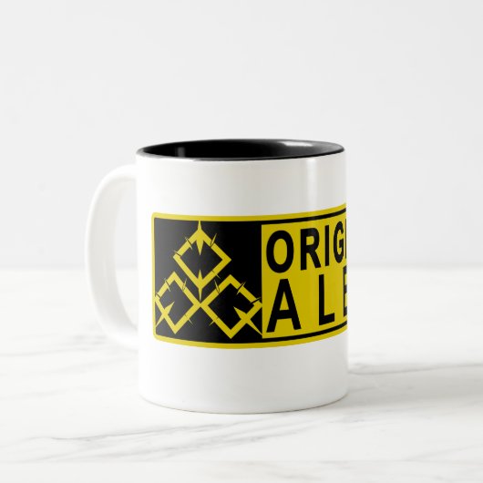 Tasse 2 Couleurs Arknights - Alerte d'origine (Devant gauche)