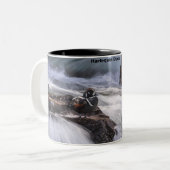 Tasse 2 Couleurs Arlequin plongeur (Devant gauche)