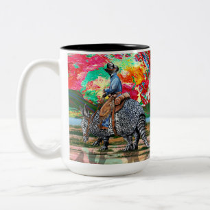 Tasse 2 Couleurs Armadillo Cowboy