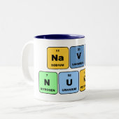 Tasse 2 Couleurs Armes nucléaires élémentaires de marine (Devant gauche)