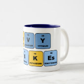 Tasse 2 Couleurs Armes nucléaires élémentaires de marine (Devant droit)