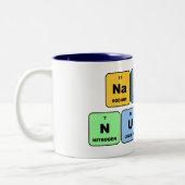 Tasse 2 Couleurs Armes nucléaires élémentaires de marine (Gauche)