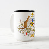 Tasse 2 Couleurs Armoiries de l'Australie (Devant gauche)