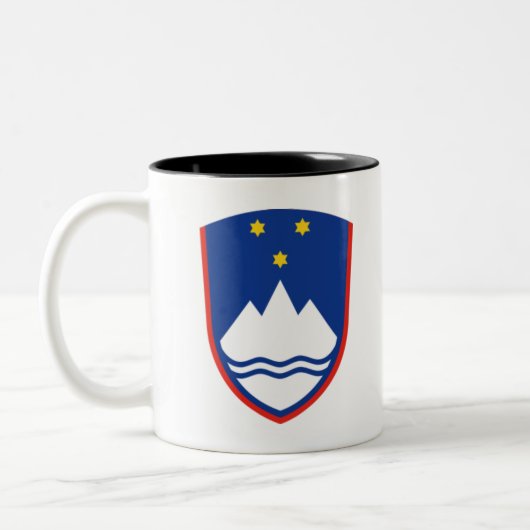 Tasse 2 Couleurs armoiries de slovénie (Gauche)