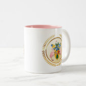 Tasse 2 Couleurs Armoiries De Turks & Caicos (Devant droit)
