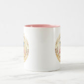 Tasse 2 Couleurs Armoiries De Turks & Caicos (Centre)