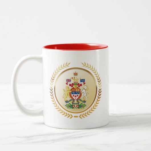 Tasse 2 Couleurs Armoiries du Canada (Gauche)