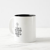 Tasse 2 Couleurs Arrêter de fumer facilement (Devant gauche)