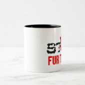 Tasse 2 Couleurs Arrêter le commerce de la fourrure (Centre)