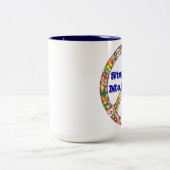 Tasse 2 Couleurs Arrêtez la folie (Centre)