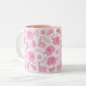 Tasse 2 Couleurs arrière - plan de bébé (Devant gauche)