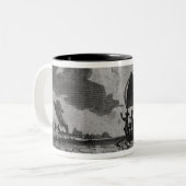 Tasse 2 Couleurs Arrivée de l'anglais à Roanoke (Devant gauche)