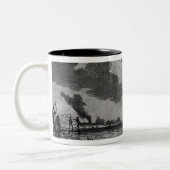 Tasse 2 Couleurs Arrivée de l'anglais à Roanoke (Gauche)