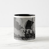 Tasse 2 Couleurs Arrivée de l'anglais à Roanoke (Centre)