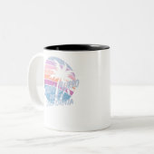 Tasse 2 Couleurs Arroyo Burro Beach Californie (Devant gauche)
