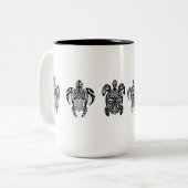 Tasse 2 Couleurs art (Devant gauche)