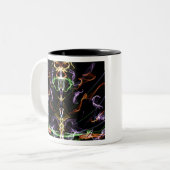 Tasse 2 Couleurs Art Abstrait (Devant gauche)