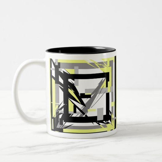 Tasse 2 Couleurs Art Abstrait (Gauche)